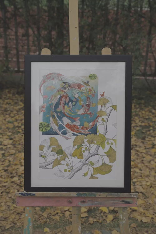 銀杏 文藝的南林人手繪平仲之木