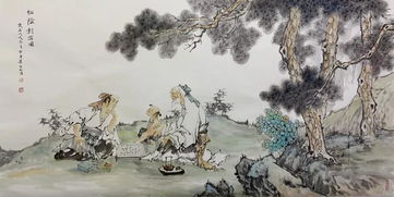 中國美術家協會 胡生旺藝術節期間來通渭悅心國際書畫村創作交流